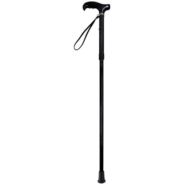 カーボン ハイブリッド 雨にも負けず 4つ折伸縮ステッキ さぽーとシリーズ ひまわり カラー:マーブル黒紫