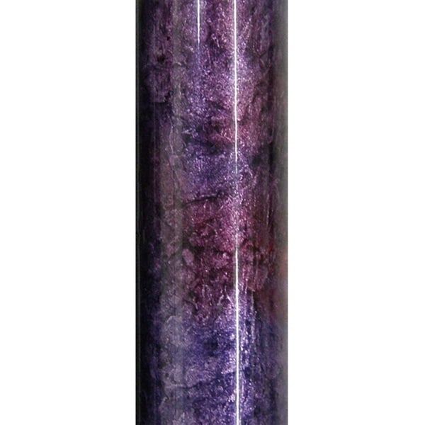 カーボン ハイブリッド 雨にも負けず 4つ折伸縮ステッキ さぽーとシリーズ ひまわり カラー:マーブル紫