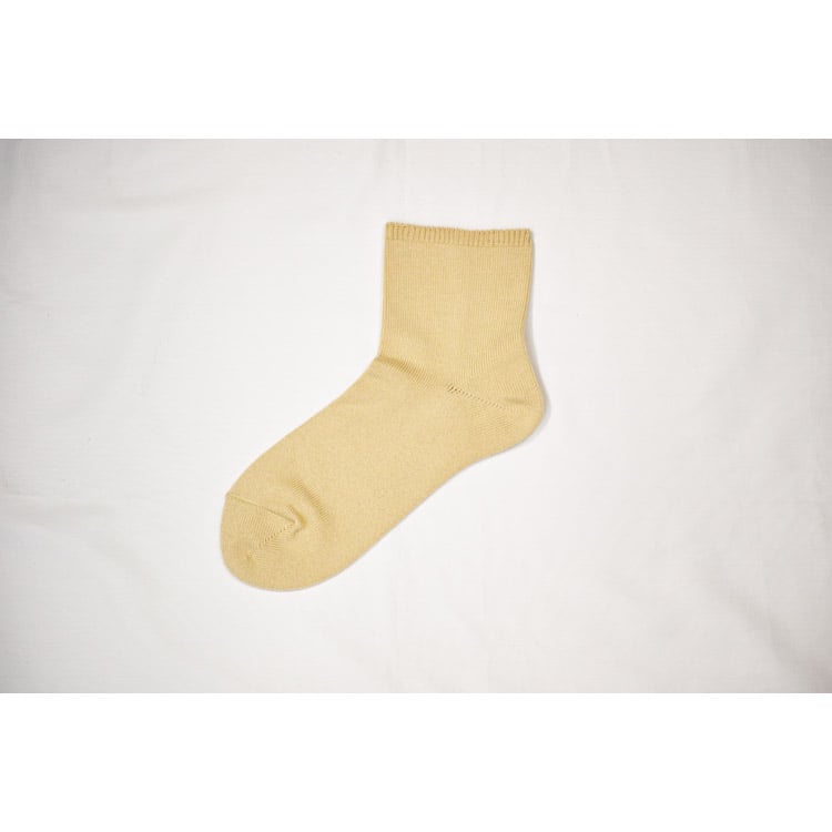 ゆったりくつ下 ショート丈綿混 カラー:ライトベージュ サイズ:S