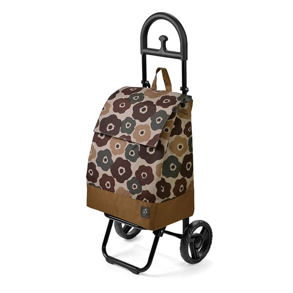 シャルミス ショッピングカート 花柄 カラー:ブラウン