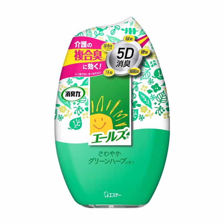 消臭力 エールズ 400ml 消臭力 エステー タイプ:グリーンハーブ
