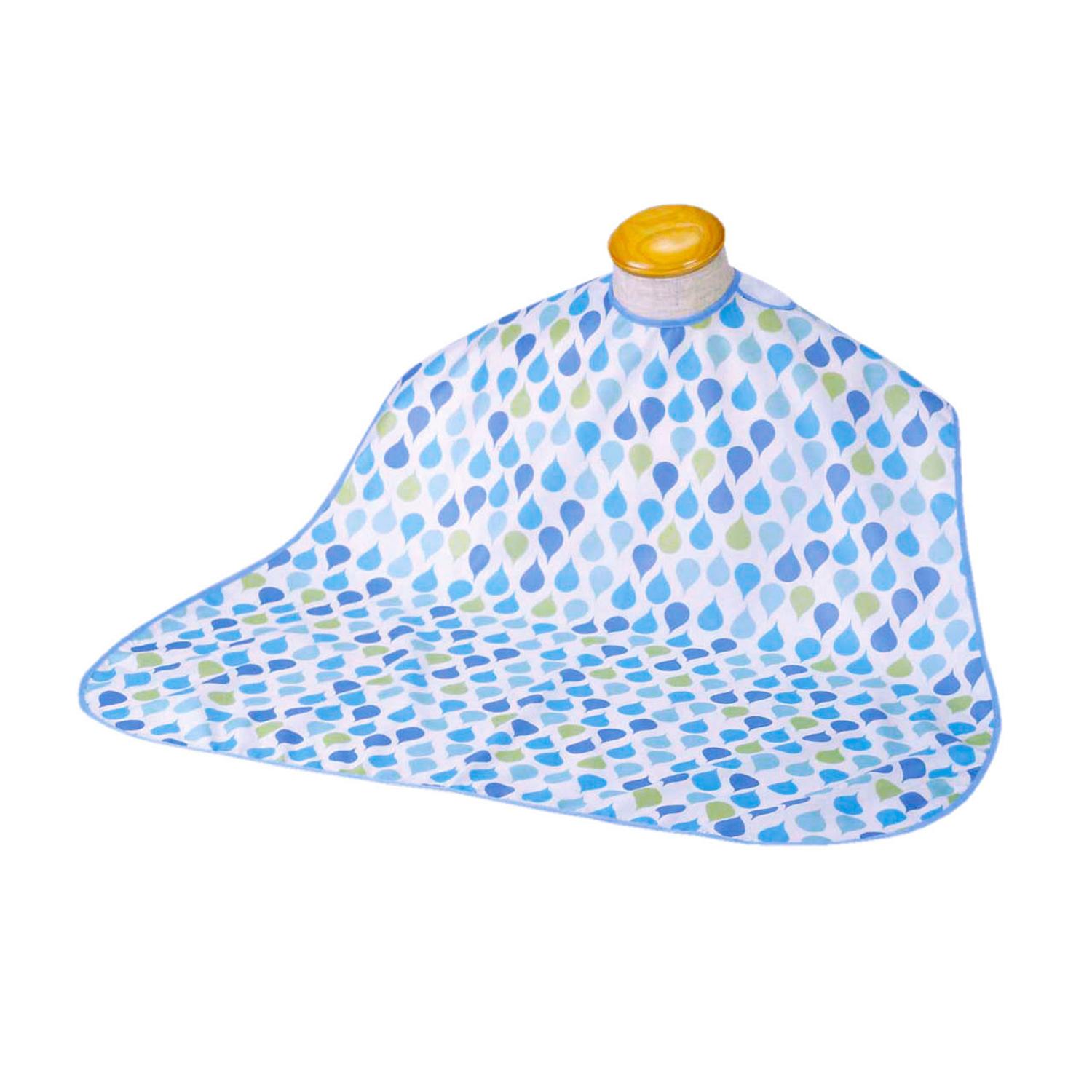 ソフラピレン エプロン しずく 1枚 竹虎 カラー:ブルー