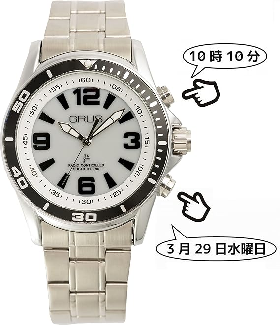 ボイス電波腕時計GRS004-01