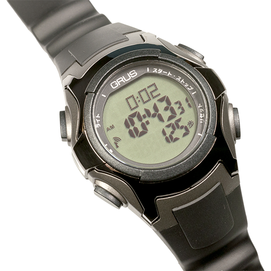歩幅がはかれるウォーキング電波ウォッチGRS005-01