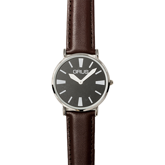 ロービジョンウォッチ メンズ 黒文字盤白バー GRS006-06