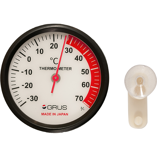 インアウト温度計GRS107-WH