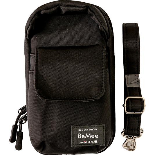 歩行支援アプリ対応スマートフォンポーチ BMWG001-ブラック
