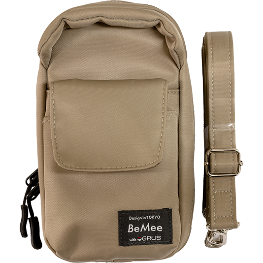歩行支援アプリ対応スマートフォンポーチ BMWG001-ベージュ