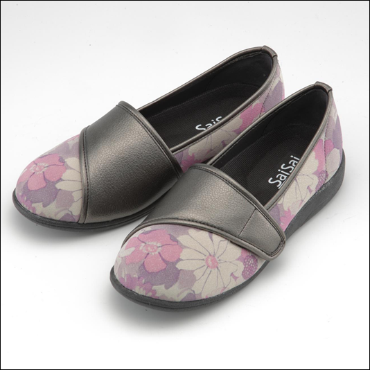 SaiSaiフラワープリントW940 フルールパープル