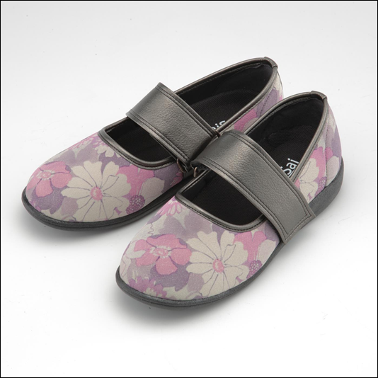 SaiSaiフラワープリントW941 フルールパープル