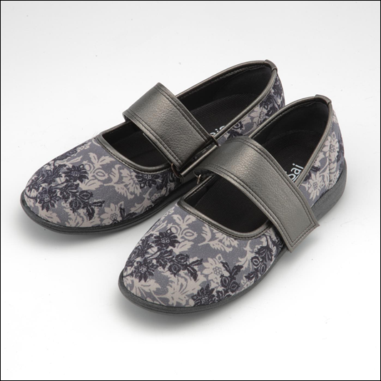 SaiSaiフラワープリントW941 クラシックブラック