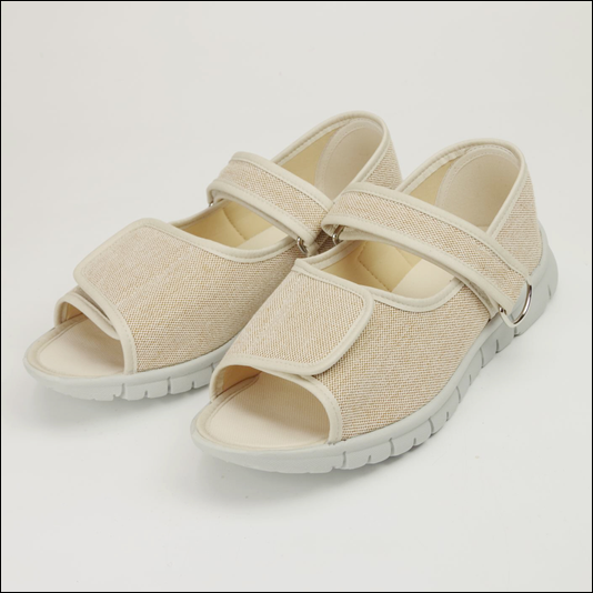 足元応援リハビリシューズWG303 ミストベージュ