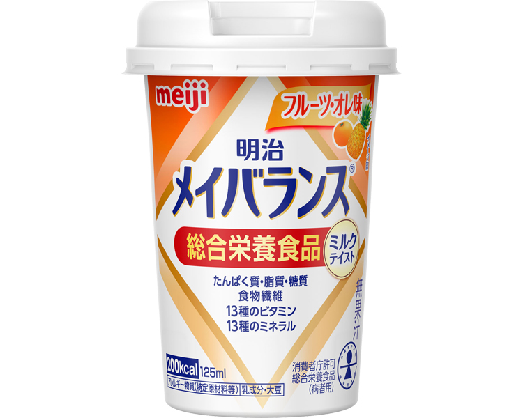 メイバランスＭｉｎｉカップ　１２５ｍＬ フルーツ・オレ味