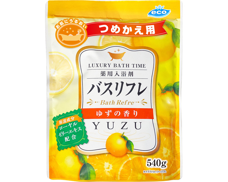 薬用入浴剤バスリフレ　ゆずの香り