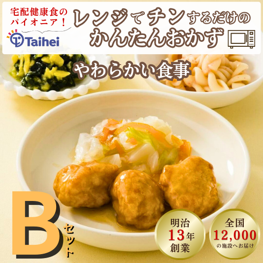 【冷凍】ソフト御膳やわらか食Bセット(10食)