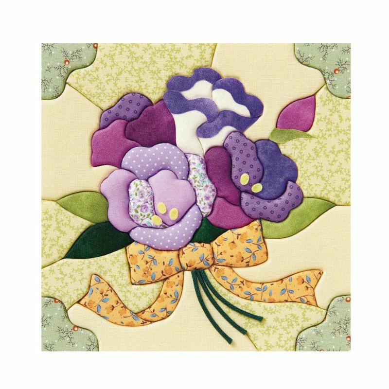 【クラフトキット】きめこみ誕生花・トルコキキョウ（７月）