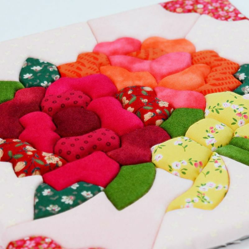 【クラフトキット】きめこみ誕生花・ダリア（９月）