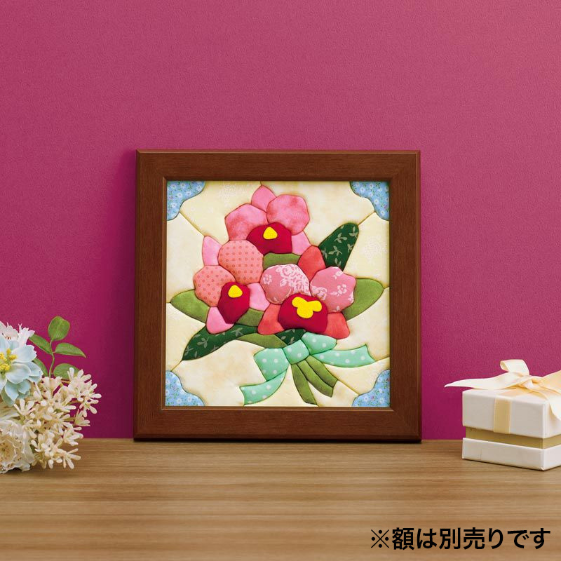 【クラフトキット】きめこみ誕生花・カトレア（１月）