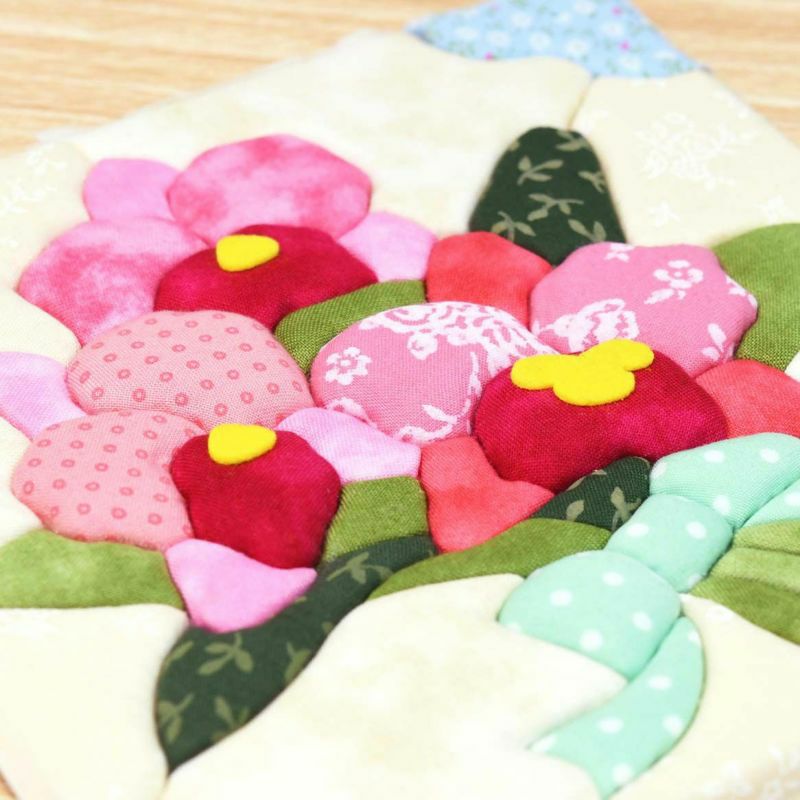 【クラフトキット】きめこみ誕生花・カトレア（１月）