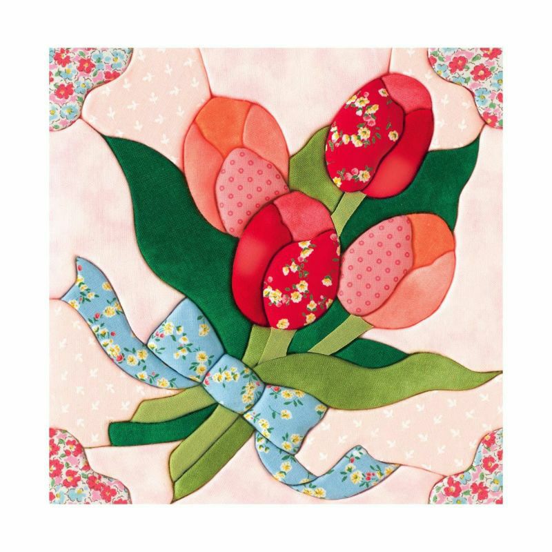 【クラフトキット】きめこみ誕生花・チューリップ（３月）