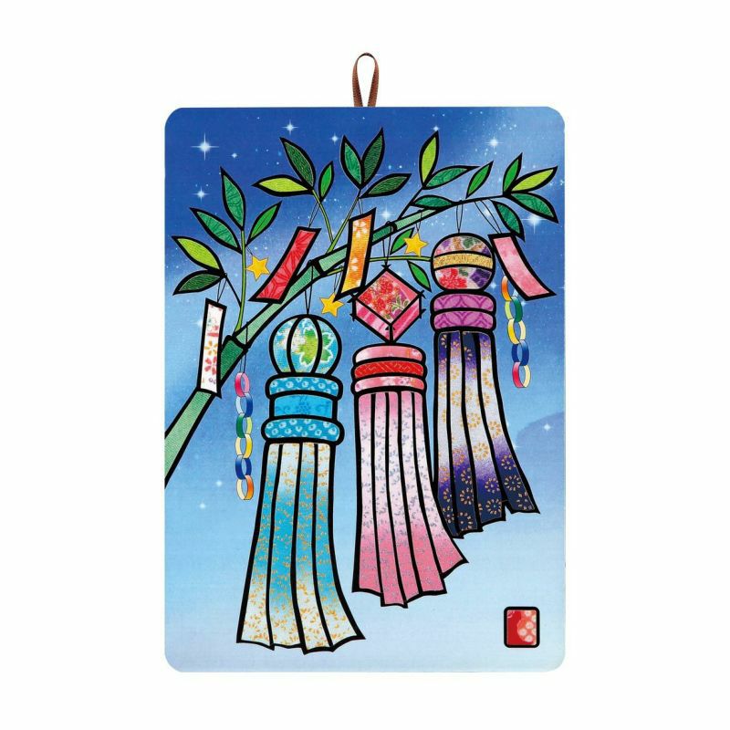 【クラフトキット】季節のシールはり絵・七夕まつり（７月）