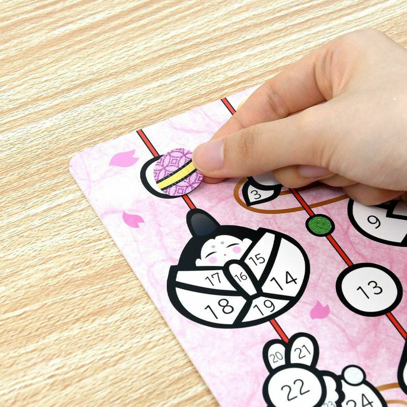 【クラフトキット】季節のシールはり絵・つるし雛（３月）