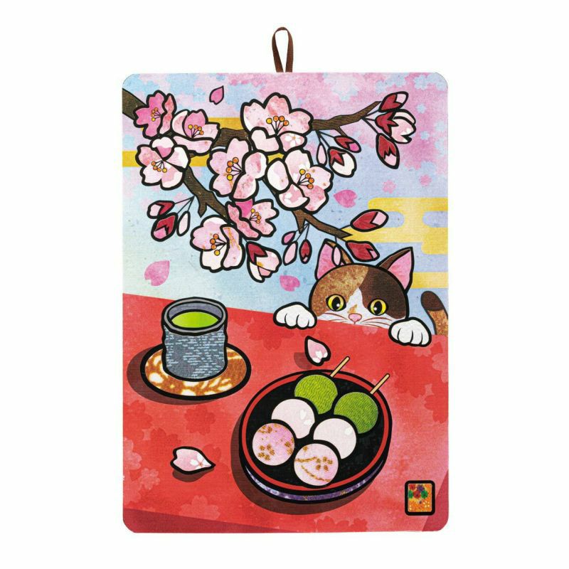 【クラフトキット】季節のシールはり絵・お花見団子（４月）