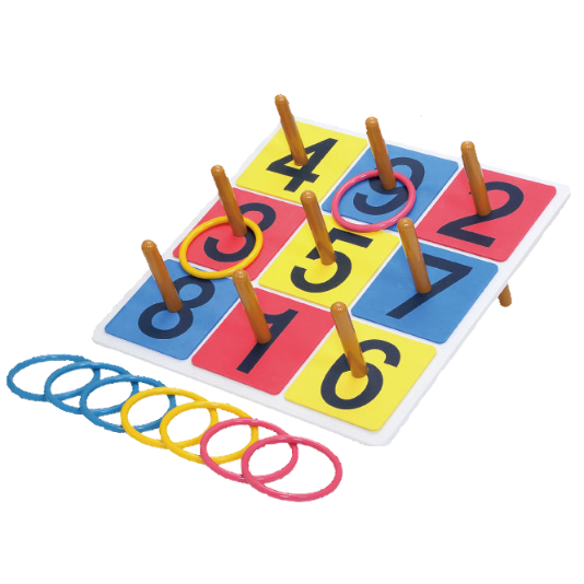 卓上カラー輪投げ