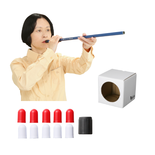 健康吹き矢「ブローライフルセット」（ブルー）