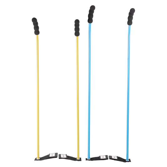 脳と体、同時に目覚めるストレッチ「ソーラーポールZERO」（ブルー）