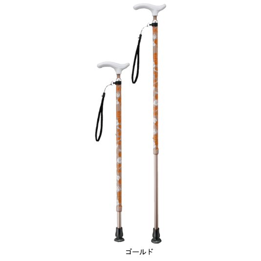 抗ウィルスステッキ伸縮式ST-560039（ゴールド）