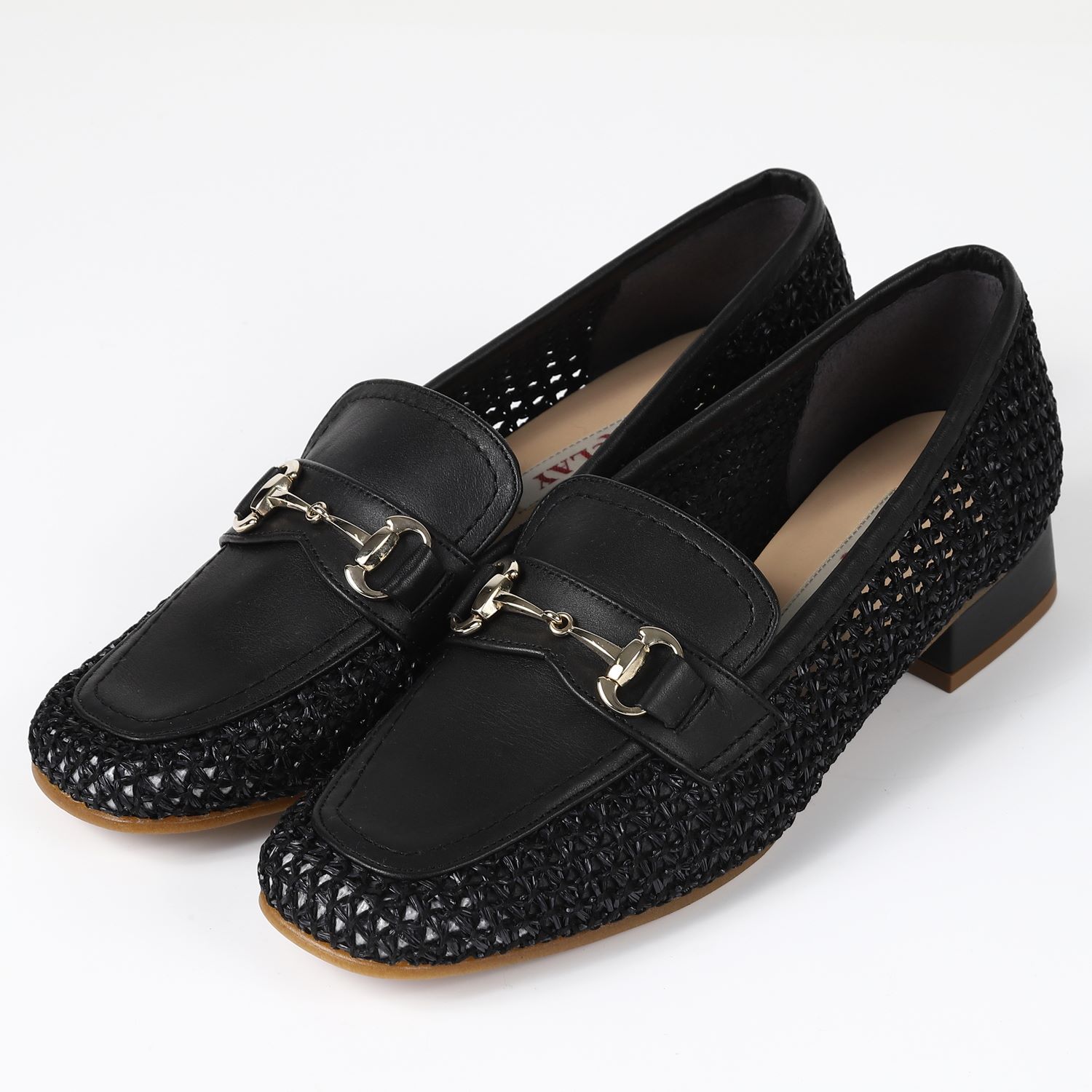 メッシュビットローファー