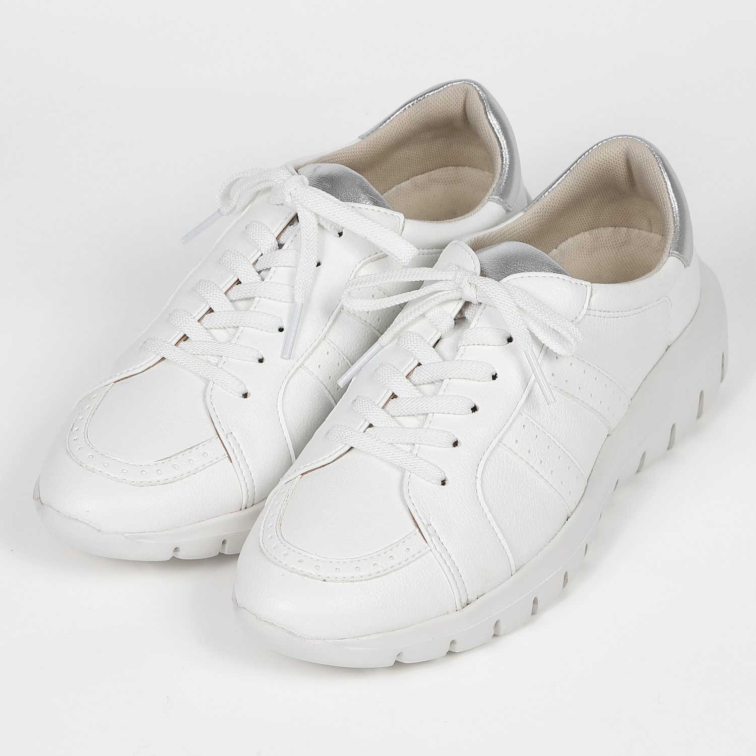 シンプルコンビスニーカー