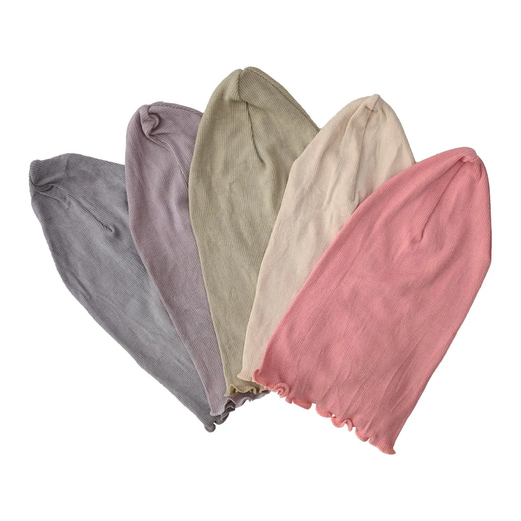 天然草木泥染めニットキャップ