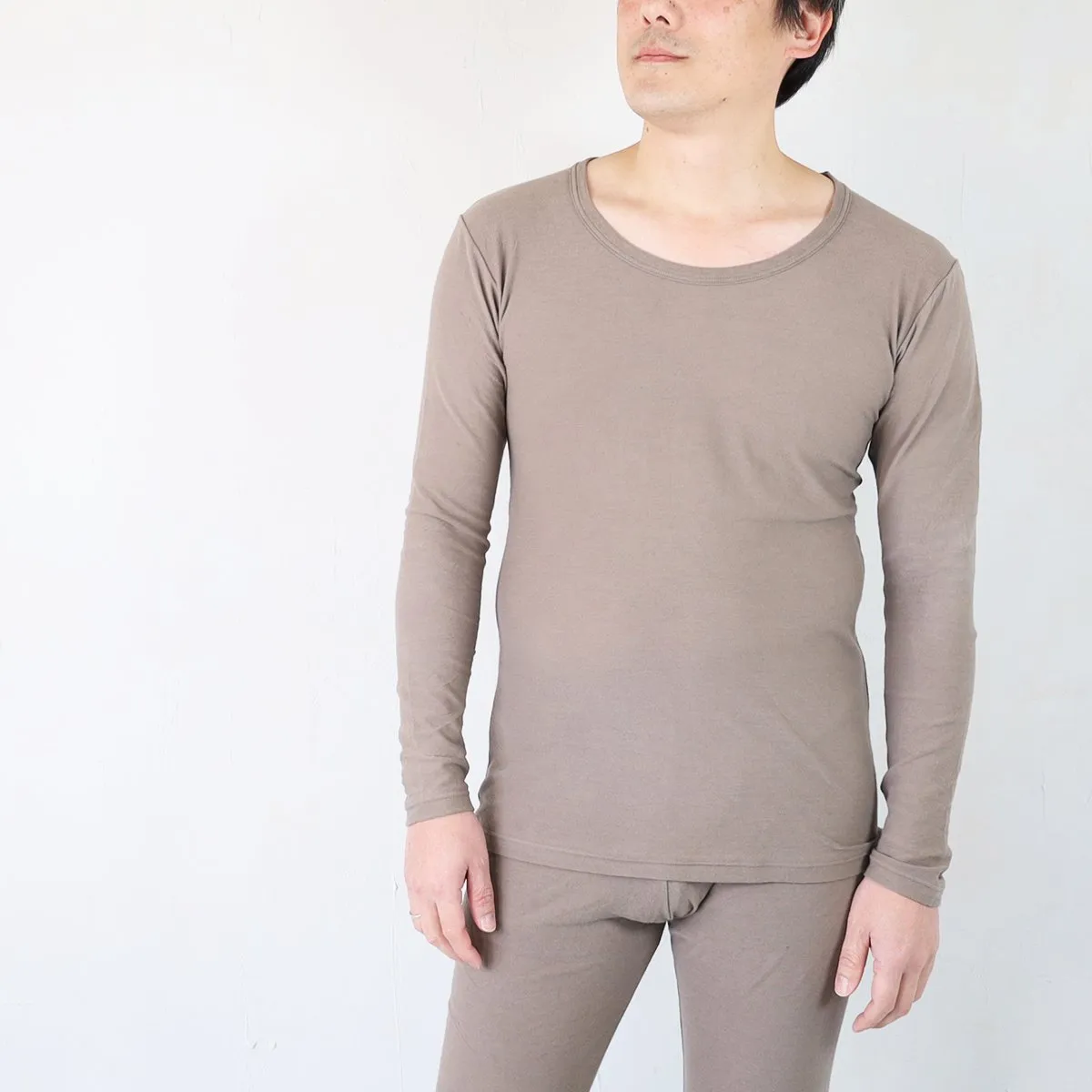 天然草木泥染めインナー（男性）