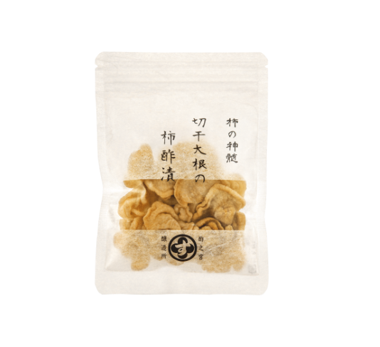 切干大根の柿酢漬