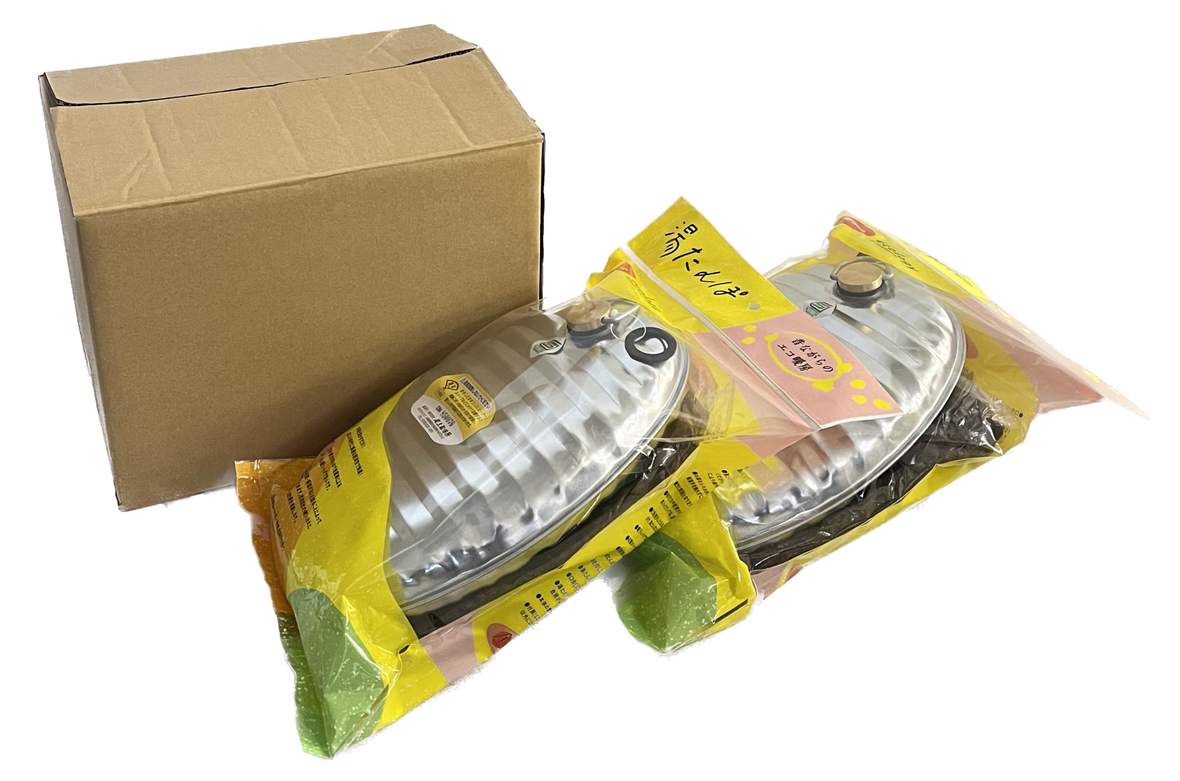 2個入り トタン湯たんぽ BRカバー付き