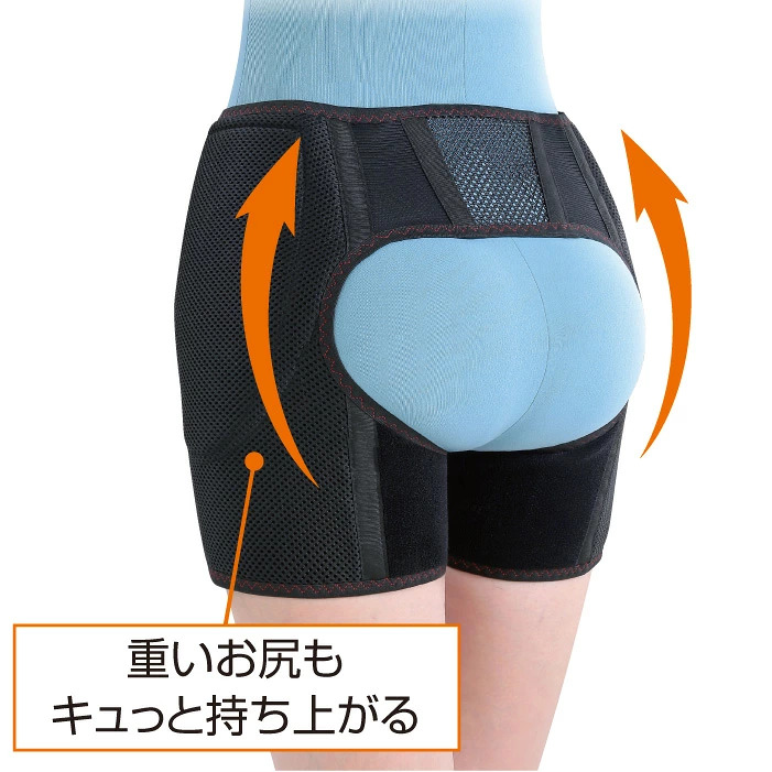 日本製 股関節 サポーター デラックス股関節ベルト かるかる滑節 両足用