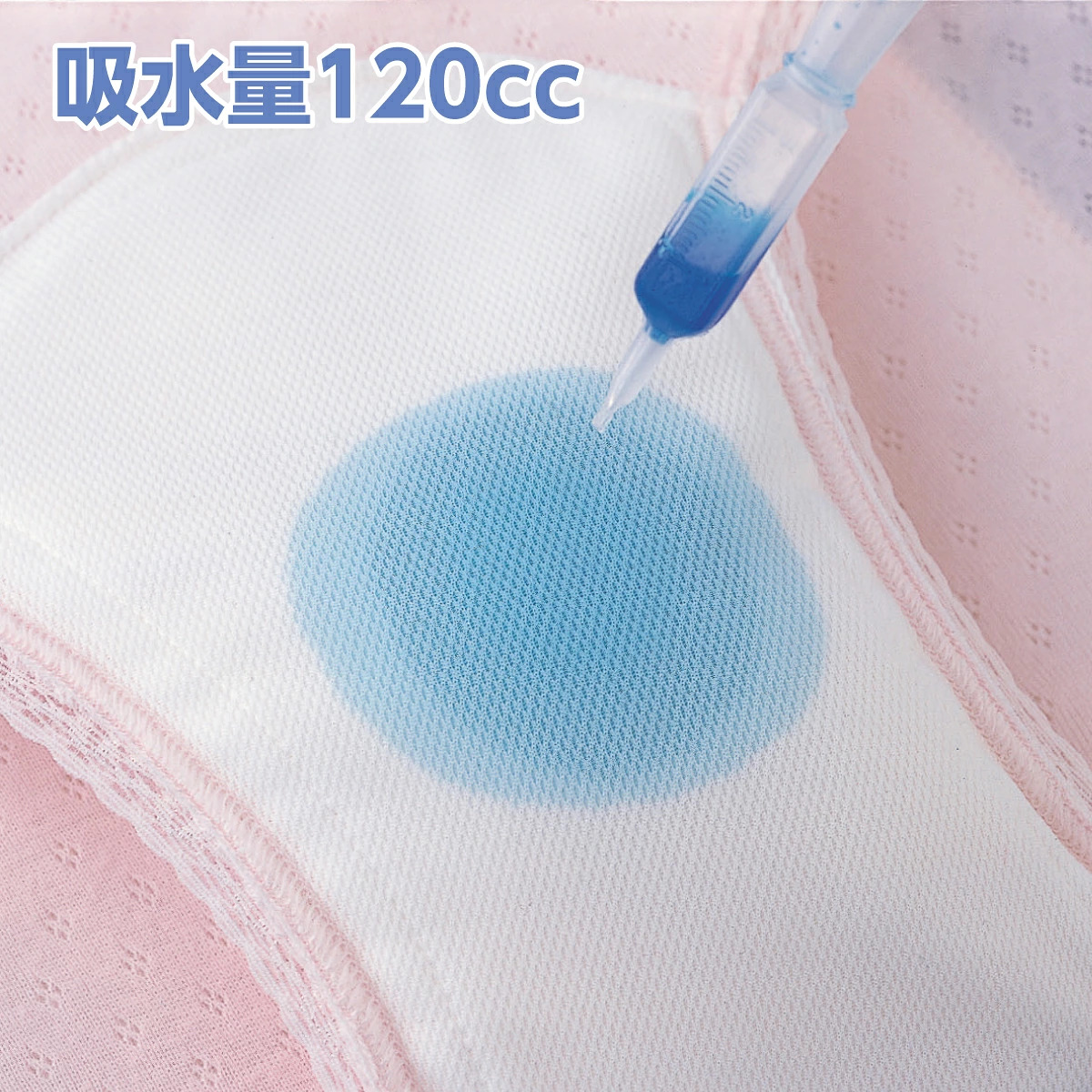 【3枚組】 安心さわやかパンツ 120cc 男性用 尿漏れ・失禁・吸水ショーツ