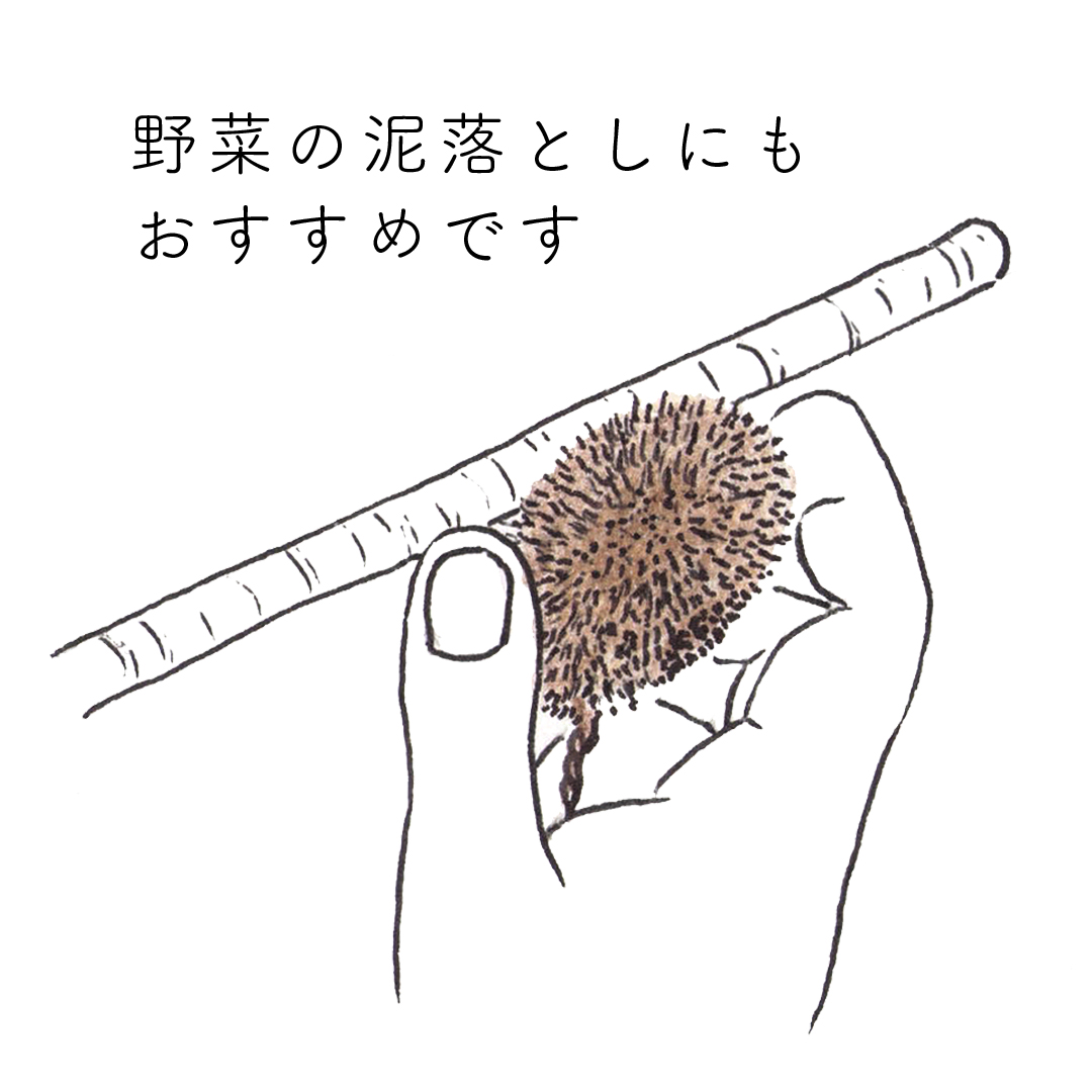 しゅろのやさしいたわし　まめ