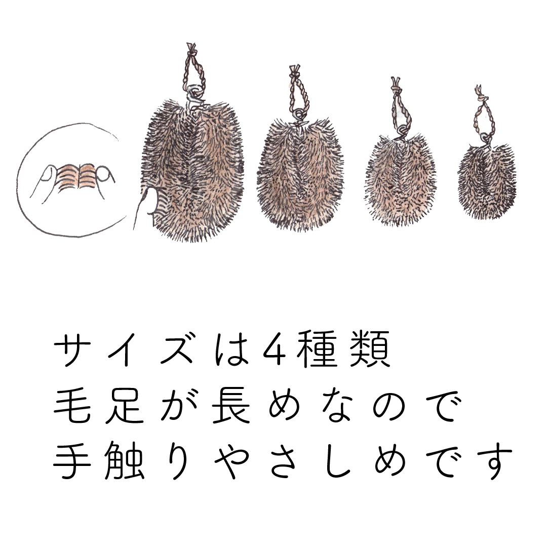 しゅろのやさしいたわし