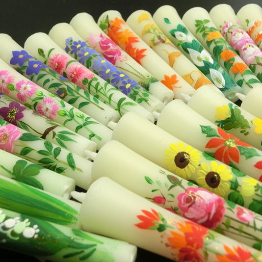 四季の花手描き１２本入り