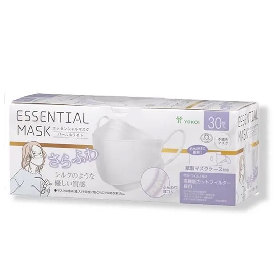 さらふわESSENTIAL MASK　パールホワイト　30枚入