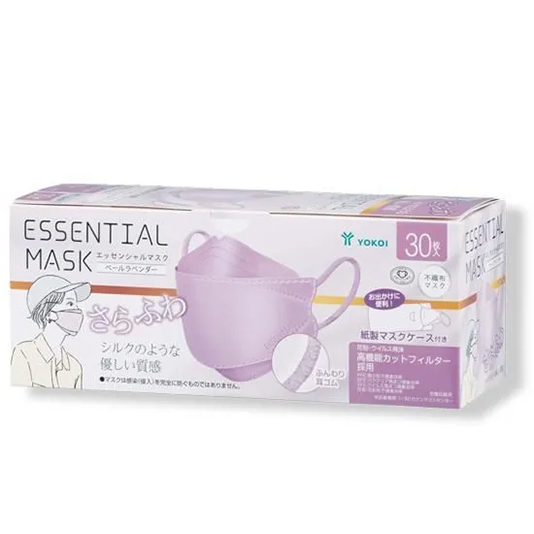 さらふわESSENTIAL MASK　ペールラベンダー　30枚入