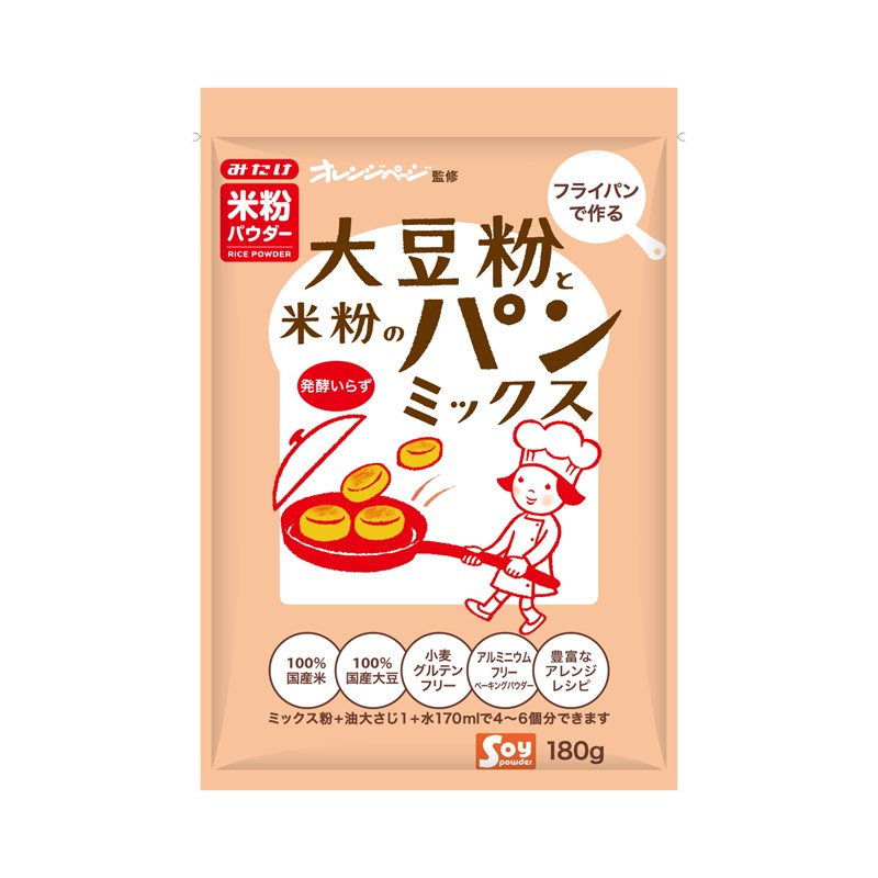 大豆粉と米粉のパンミックス 180g