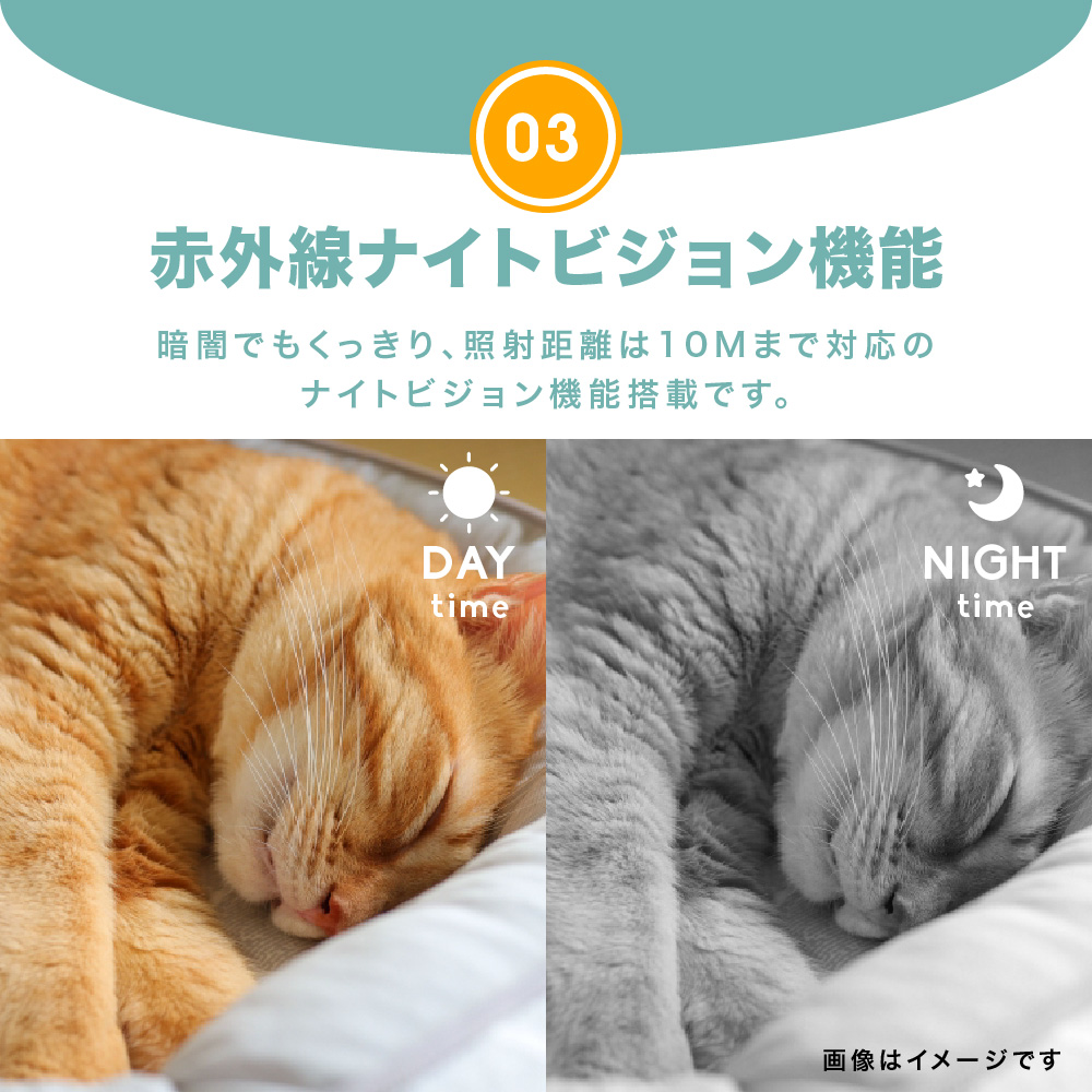 屋内外対応 防犯・見守りネットワークカメラ IP65
