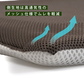 【国産】コンパクト敷マット（1/4シングルサイズ）