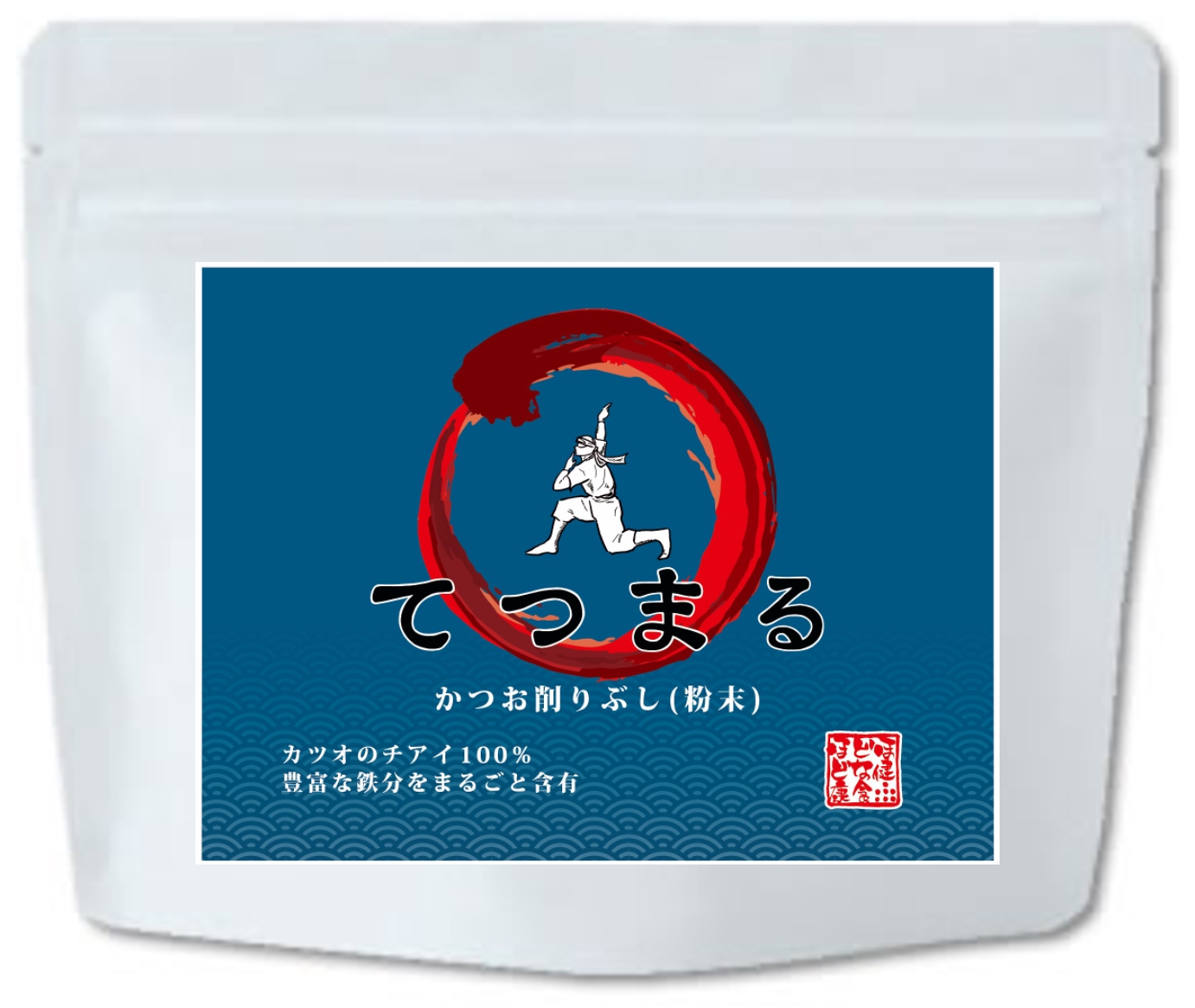 てつまる　鉄分がまるごと摂れるかつお粉（100g入 粉末タイプ）