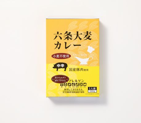 レトルト六条大麦カレー（中辛）国産豚肉200ｇ