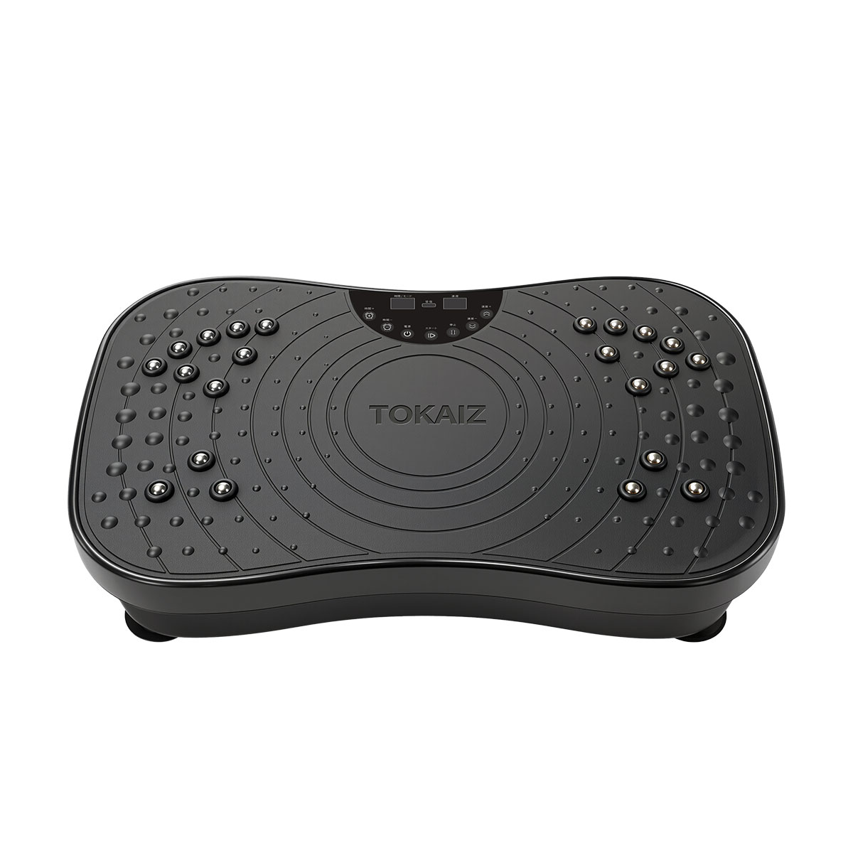 TOKAIZ 振動マシン 乗るだけ簡単運動 11モード 99段階 静音 リモコン ゴムバンド付き 最大荷重120kg TVI-001s